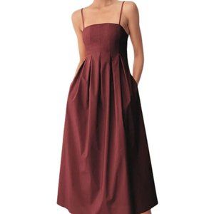 BIRD & KNOLL Betina Dress Burnt Umber